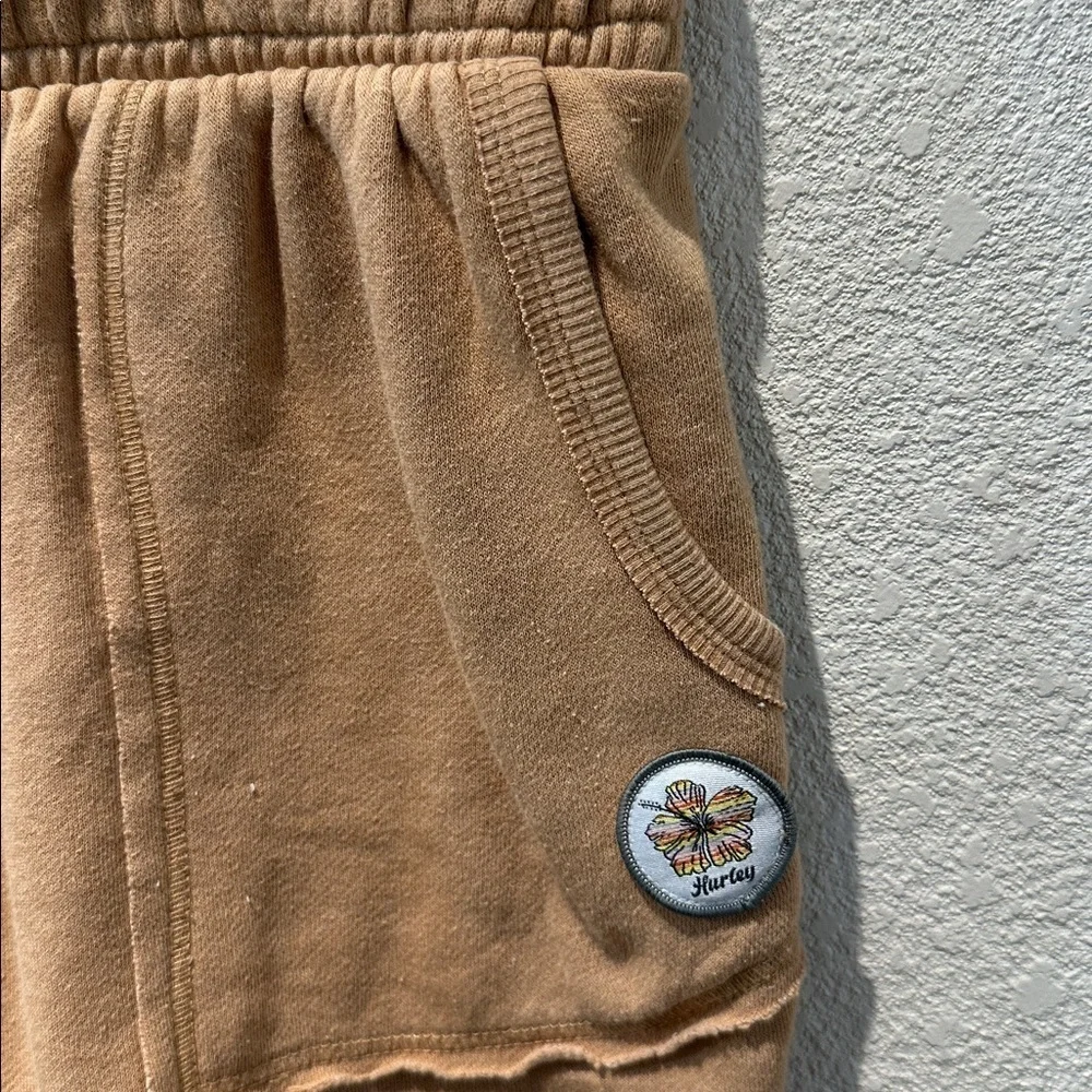 Hurley Tan Women's Shorts So Comfy anf Soft Size XL